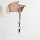thumbnail image 2 of Handmade Keychain Bracelet Boho Keyring Wristlet Macrame Key Lanyard Car Keychain Holder F, 2 of 5