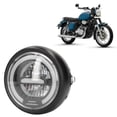 thumbnail image 4 of Motorcycle Headlight, Round Headlamp Metal IPX66 Waterproof  For Scooter, 4 of 8