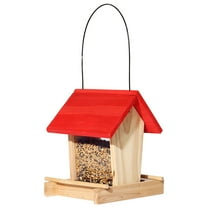 Utoimkio Wooden Bird Feeders for Outdoors Hanging,Rainproof Bird Feeder for Garden Decoration,Large Capacity Birdfeeders for Outdoor,Wild,Outsides Hanging,Easy to Clean&Refill