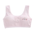 thumbnail image 2 of Uccdo Girls Training Bra Bralette Casual Wireless Padded Bra Racerback Vest Sports Bra, One Size, 8-16T, 2 of 5