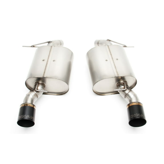 Dinan Free Flow Stainless Steel Exhaust w/ Black Tips -BMW 335i 2011-2007