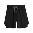 thumbnail image 4 of Youmylove Soft Men's Shorts Mens Casual Shorts Elastic Drawstring Lightweight Summer Beach Shorts With Pockets Summer Tactical Pants, 4 of 4