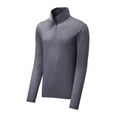 thumbnail image 4 of Sport Tek Adult Male Men Electric Heather Pullover True Navy Hthr X-Small, 4 of 5