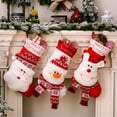 thumbnail image 6 of ZPAQI 2 Pack Christmas Socks for Holiday Decoration and Gifting Knitted Present Bags, 6 of 18
