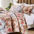 thumbnail image 2 of Greenland Home Fashions Briar Authentic Patchwork Quilt and Pillow Sham Set, 2 of 7