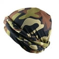 thumbnail image 3 of Muslim Durag Turban Camouflage Head Wrap Men Head Scarf Hijab Hat Cap Cover US, 3 of 7
