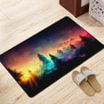 thumbnail image 4 of Bathroom Rug Non-Slip Mat, Super Soft Absorbent Bath Mat - Twilight Flannel Non-Slip Floor Mat, 36"x24", 4 of 8
