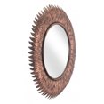 thumbnail image 3 of Zuo A12235 1.8 in. Rhoda Mirror, Copper, 3 of 6