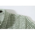 thumbnail image 5 of SSLR Mens Casual Button Down Shirts Short Sleeve Dress Shirts Striped Plaid Shirts, 5 of 8