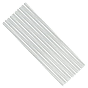 Uxcell 10pcs 1/4"(6mm) Diameter 6061 Aluminum Round Rods 10"(255mm) Length Aluminum Solid Bar for Industrial CNC, DIY Craft, Robotics, Silver