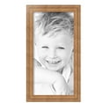 thumbnail image 2 of ArtToFrames 10" x 20" Gold with Green Tones Picture Frame, 10x20 inch Gold Wood Poster Frame (WOM-5079), 1 Pack, 2 of 6
