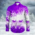 thumbnail image 4 of Camisa de moda para hombre 2024 con solapa de manga larga, estampado de alce, fuegos artificiales, coloridos y transparentes, suaves y cómodas, para hombre, tallas grandes, 4 of 4