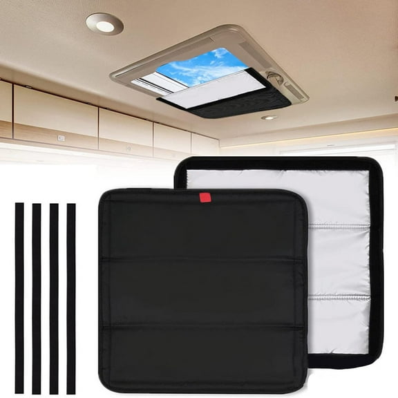 Rv Skylight Sunshade Foldable Rv Roof Aluminum Film Reflective Shading Pad