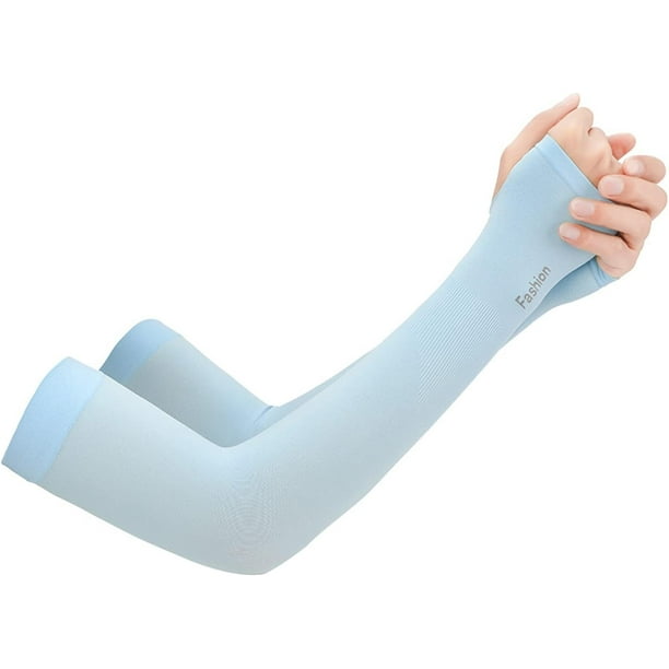 Mangas de brazo con protección solar UV para hombres y mujeres - UPF 50 Manga de enfriamiento de compresión deportiva Mangas para cubrir tatuajes