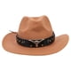 thumbnail image 1 of Stylish Curved Cowboy Hat for Parties, Durable Cowgirl Hat with Decorative Details for Cosplay, Hiking, and Leisure Activities, One Size Fits All, 1 of 4
