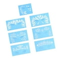 thumbnail image 1 of Plantillas reutilizables para pinintura facial, plantillas duraderas para pinintura facial y ácido con diseños únicos para juegos de rol y ataúd de desfaces, 1 of 7