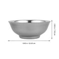 thumbnail image 2 of REOFLYUP Bol de Stockage Alimentaire Rond en Acier Inoxydable Isolé pour Adultes, 2 of 8