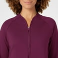 thumbnail image 6 of Wink Knits and Layers Women's Fleece Full Zip Jacket, Wine, 2X, 6 of 9