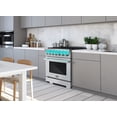 thumbnail image 4 of Cosmo 36 in. Vista Collection 5.4 cu. ft. Gas Range, 6 Burners, Convection Oven, LED Light Panel in Modern Stainless Steel, 4 of 11