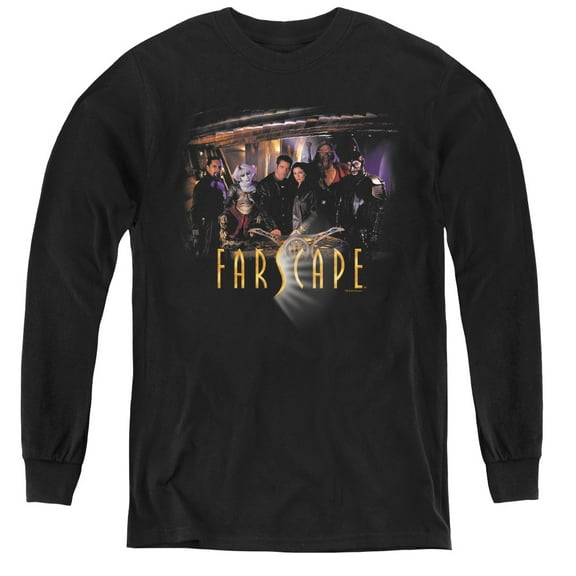 Farscape Cast Youth Long Sleeve T-Shirt Black