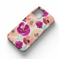 thumbnail image 2 of Tobelint Pink Flower Case for iPhone 11 Pro Max,Aesthetic Colourful Floral Pattern Bumper Case Cover, 2 of 5