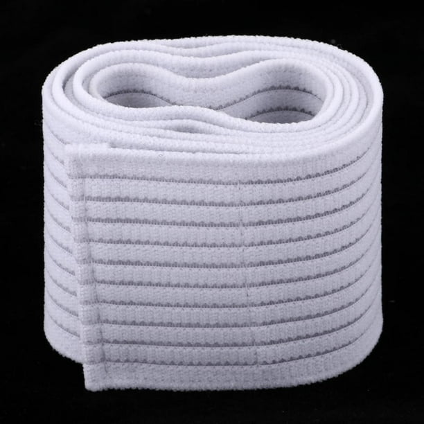 Rodillera con Cierre Shamjiam Unisex Blanco 200cm Vendas de vendaje de compresión