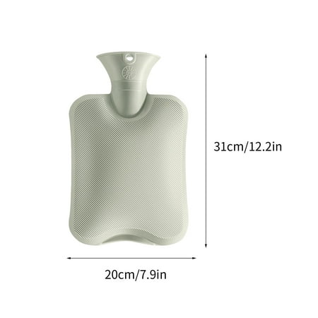 

Moocorvic Clearance 2L Ribbed Hot Water Bottle Water Injection Hot Water Bottle