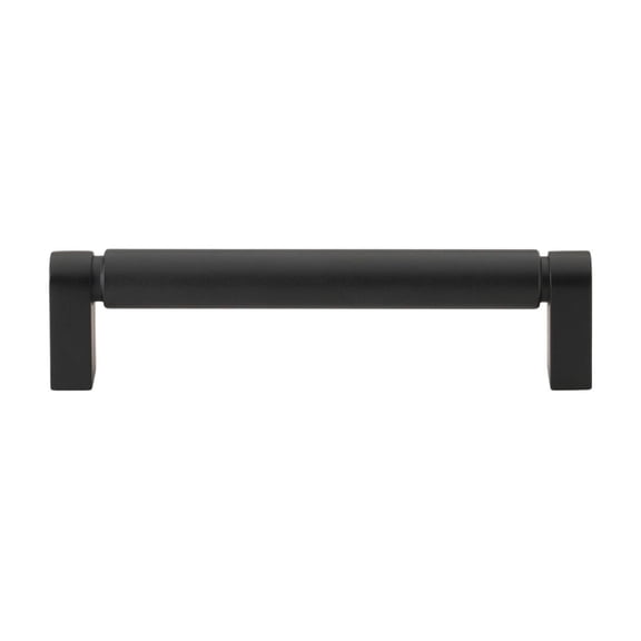 Gliderite 5-1/16 Inch Center Smooth Bar Pull Matte Black, 4787-128-Mb-1