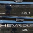 thumbnail image 2 of Tailgate Insert Letters Compatible with 2019 2020 2021 2022 2023 2024 3D Abs Plastic Emblems Badges with Strong Adhesive Chrome Silver, 2 of 9