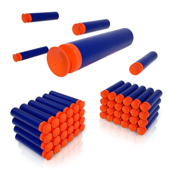 TORMEN Refill Suction Darts,Compatible for Nerf Elite Series Blasters Toy Guns-Blue 100Pcs