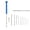Set B, variant on Mosiee 0.5-3mm Blue Lengthening Semi-Automatic Hand Drill Set 10Pc Small Drill Bits Woodworking Tool Ferramentas Brocas Hand Tools Set A