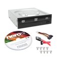 thumbnail image 1 of Lite-On Super AllWrite IHAS124-04-KIT 24X DVD+/-RW Dual Layer Burner + Nero 12 Essentials Burning Software + Sata Cable Kit, 1 of 2