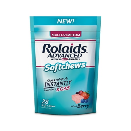 (2 pack) (2 pack) Rolaids Advanced Soft Chew 28ct