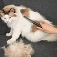 thumbnail image 2 of Stainless Steel Grooming Comb for Cat Dog, Remove Tangles & Fleas, Comfortable and Gentle, 2 of 5