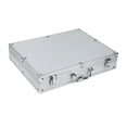 thumbnail image 2 of Caja de herramientas de aleación de aluminio, organizador, maletín, portátil, multiusos, resistente al desgaste Plata, 2 of 8