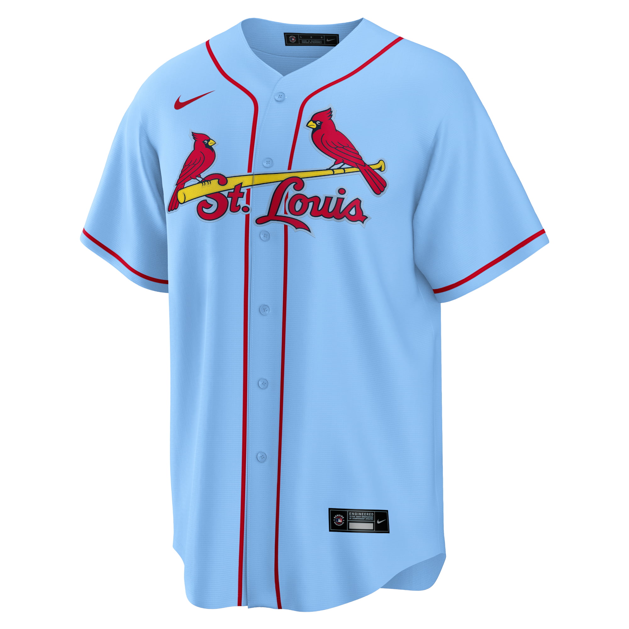 Jack Flaherty St. Louis Cardinals Autographed Light Blue Nike