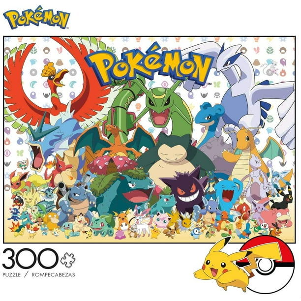 Rompecabezas Buffalo Games Pokémon Favoritos de los Fans 300 Piezas 21.25'L X 15'W