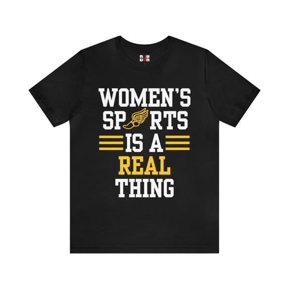 DJH Apparel | Women's Sports Is A Real Thing Track & Field Unisex Tshirt