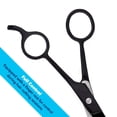 thumbnail image 2 of Equinox International Professional Hair Cutting Scissors (Black )- 6.5 Inches, 2 of 5