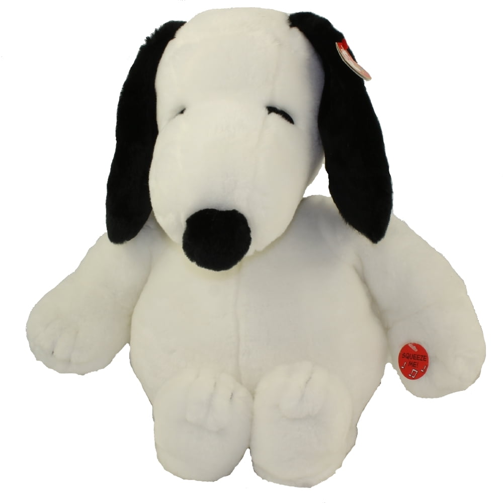 TY Beanie Buddy - SNOOPY the Dog (Peanuts) (LARGE - 18 inch) *Plays Music* - Walmart.com