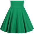 thumbnail image 4 of Sunny Fashion Girls Dress Green Ribbed Knit Square Neck Pearl Knot Casual Winter Long 10 Years, 4 of 5
