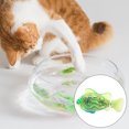 thumbnail image 2 of Muyoka Juguetes interactivos de pez robot para gato/perro, nataci贸n activada en agua con luz LED, juguete para regalo de peces de pl谩stico para ba帽o de nataci贸n, 2 of 7