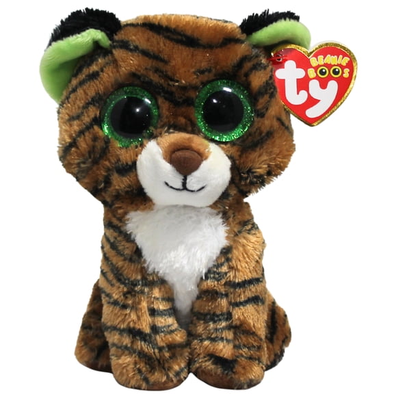 Ty Beanie Boos- Tiggy the Tiger – Glitter Eyes - Stuffed Animal