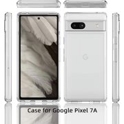 Pixel 7A Case Google 7A Case with Screen Protector Premium Clear Back Panel + TPU Bumper Cover for Google Pixel 7A(YKL Clear)