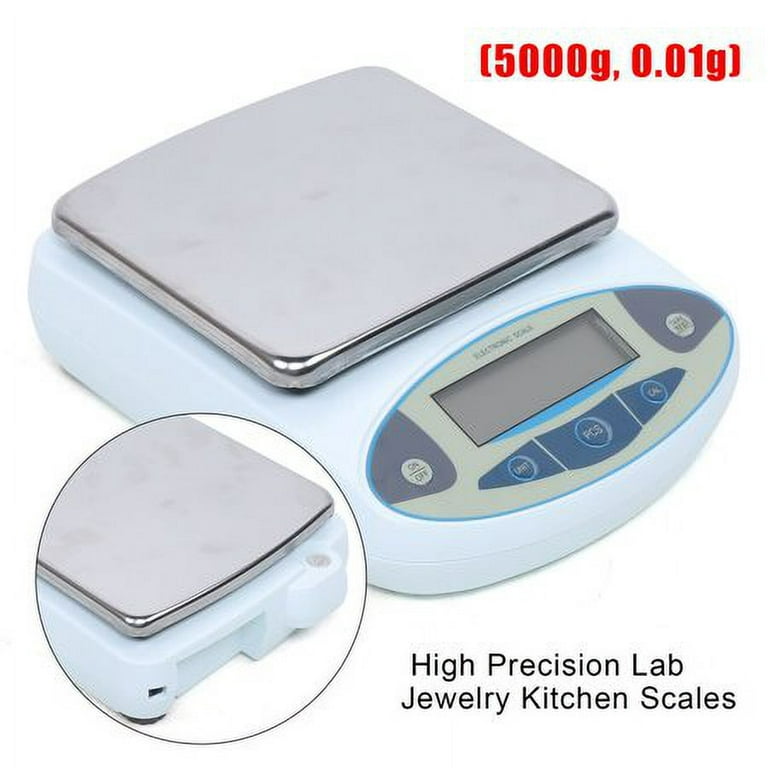CGOLDENWALL Precision Lab Scale 5000gX0.01g Analytical Electronic Balance  Digital Laboratory Scale Precision Jewelry Scales Kitchen Weighing