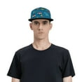 thumbnail image 5 of Hirioo Transportations with Buildings for Baseball Cap Men Cap Flat Brim for Men Women Teens Adjustable Baseball Cap, 5 of 7
