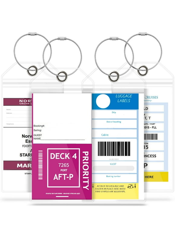 Luggage Tags Cruise Ships