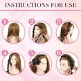thumbnail image 4 of Heatless Curling Rod Headband, Heatless Hair Curler Heatless Curls Overnight for Short Long Hair No Heat Overnight Curls with Thin Curlers to Sleep In for Short Hair, 4 of 7