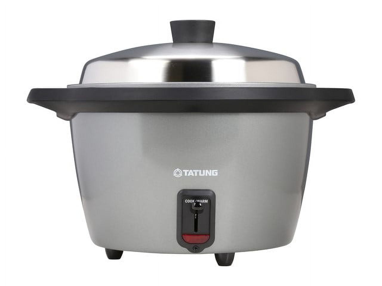 Tatung 3-Cup Multifunction Indirect Heat Rice Cooker Steamer and Warmer