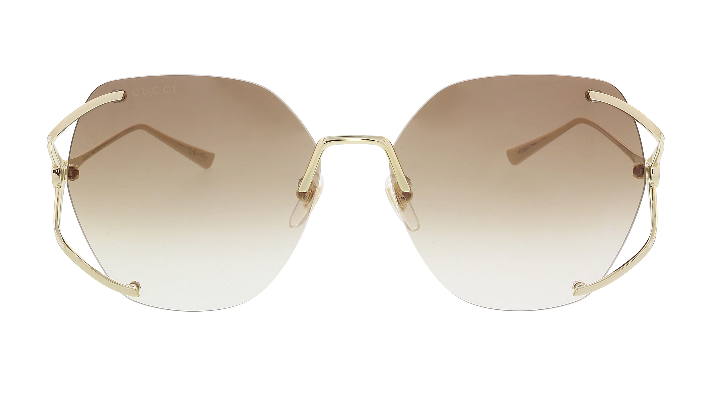 ? Original GUCCIGreen Gradient Havana Butterfly Women\'s Sunglass GG0471S-003 Gucci GG0471S 001 Sunglasses - US main image 3